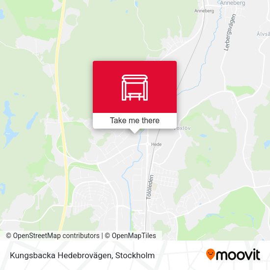 Kungsbacka Hedebrovägen map