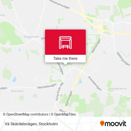 Vä Skärdalsvägen map