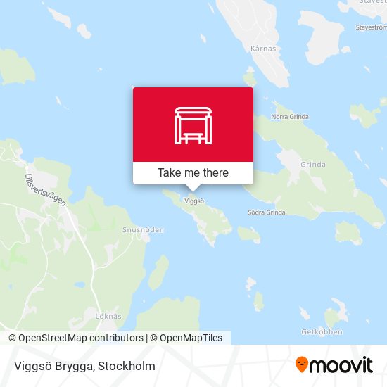 Viggsö Brygga map