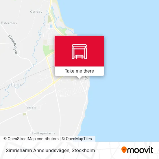 Simrishamn Annelundsvägen map