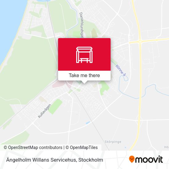 Ängelholm Willans Servicehus map