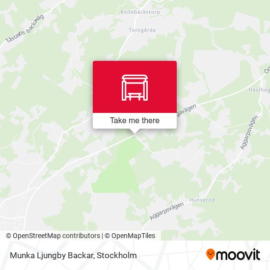 Munka Ljungby Backar map
