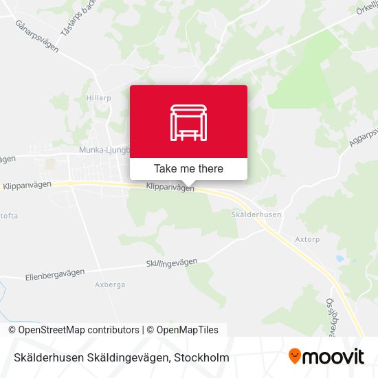 Skälderhusen Skäldingevägen map