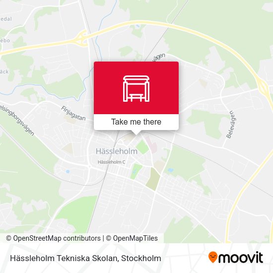 Hässleholm Tekniska Skolan map