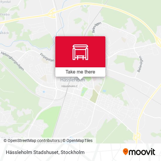 Hässleholm Stadshuset map