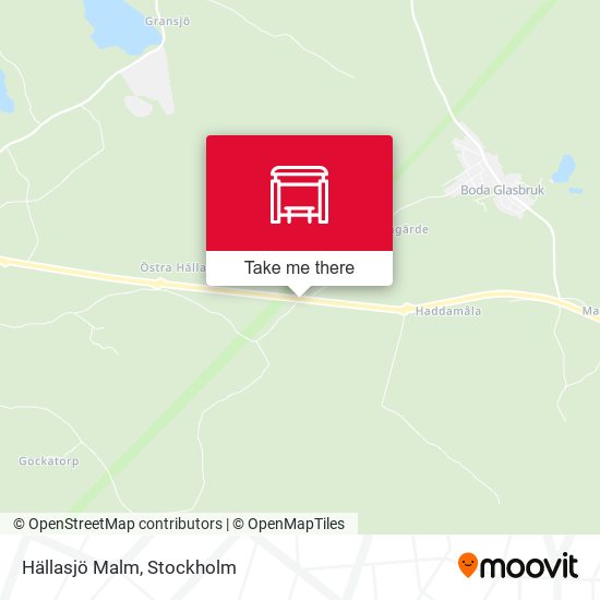 Hällasjö Malm map