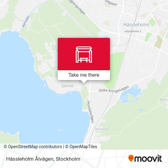 Hässleholm Ålvägen map