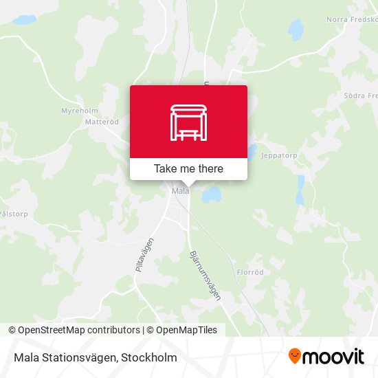 Mala Stationsvägen map