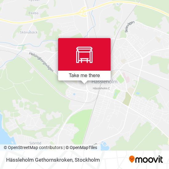 Hässleholm Gethornskroken map