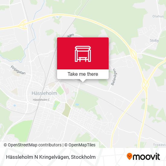 Hässleholm N Kringelvägen map