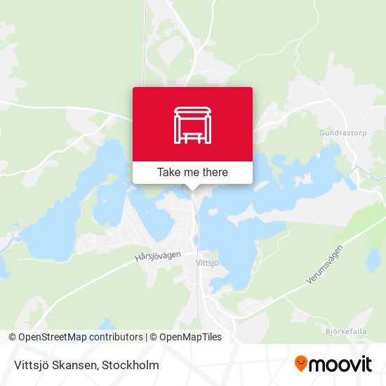 Vittsjö Skansen map