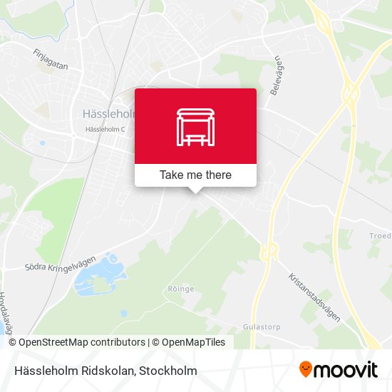Hässleholm Ridskolan map