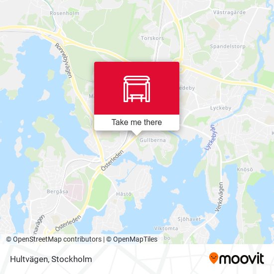 Hultvägen map