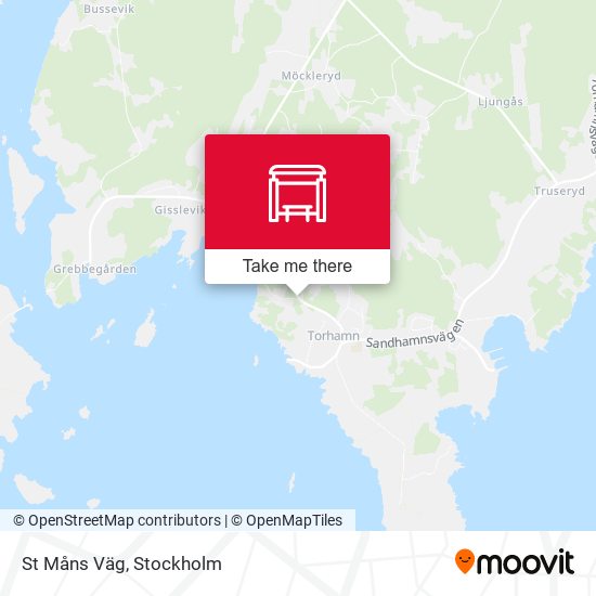 St Måns Väg map