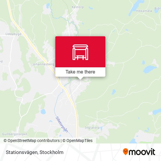 Stationsvägen map