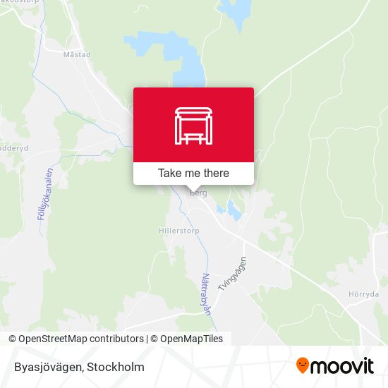 Byasjövägen map