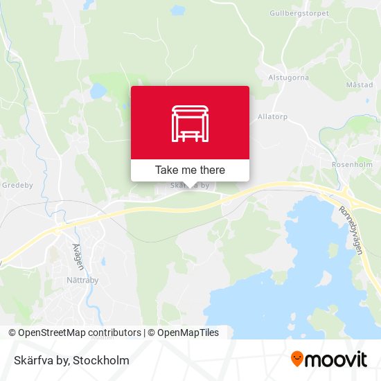 Skärfva by map