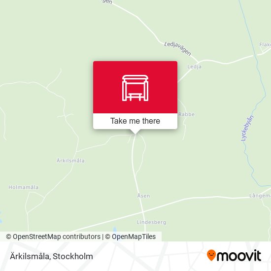 Ärkilsmåla map