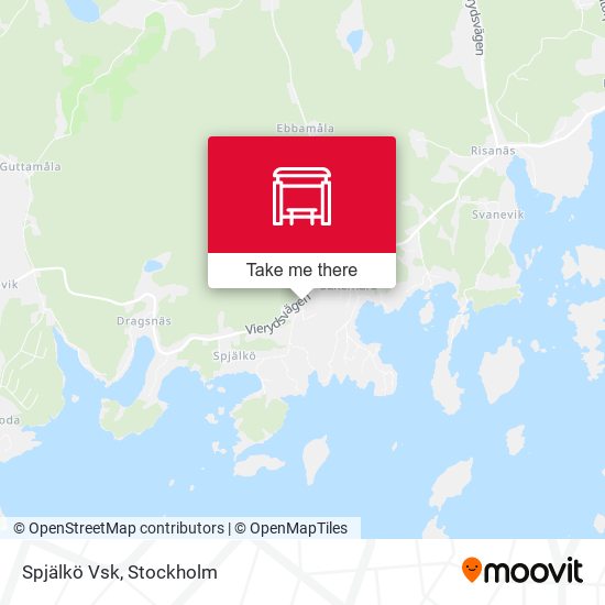 Spjälkö Vsk map