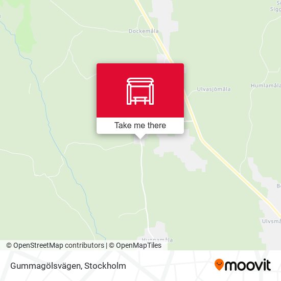 Gummagölsvägen map