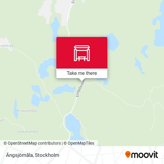 Ängsjömåla map
