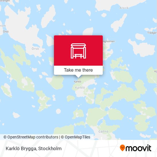 Karklö Brygga map