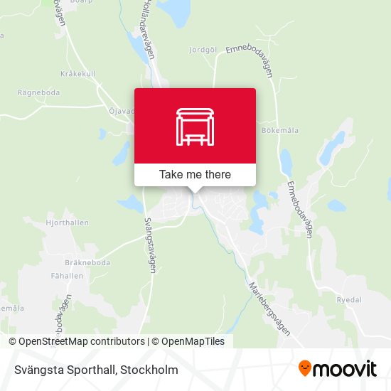 Svängsta Sporthall map