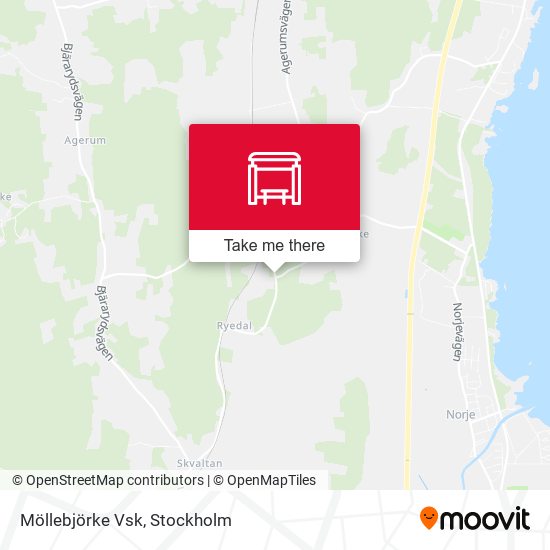 Möllebjörke Vsk map