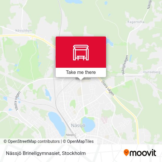 Nässjö Brinellgymnasiet map