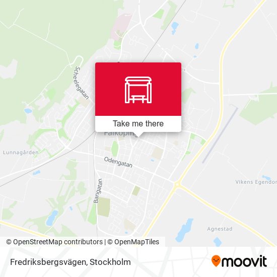 Fredriksbergsvägen map