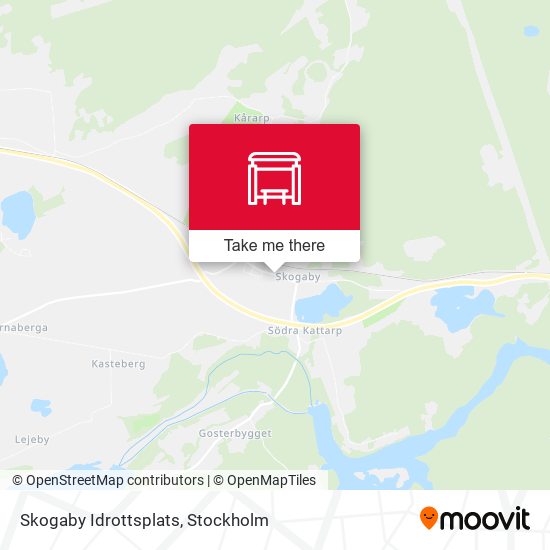 Skogaby Idrottsplats map