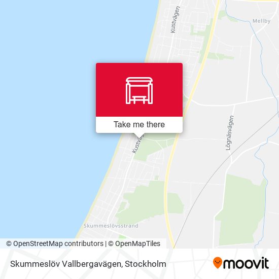 Skummeslöv Vallbergavägen map