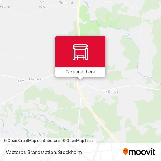 Våxtorps Brandstation map