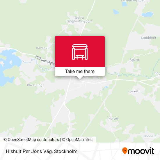 Hishult Per Jöns Väg map