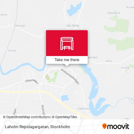 Laholm Repslagargatan map