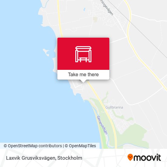 Laxvik Grusviksvägen map