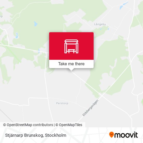 Stjärnarp Brunskog map