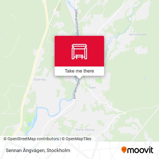 Sennan Ängvägen map