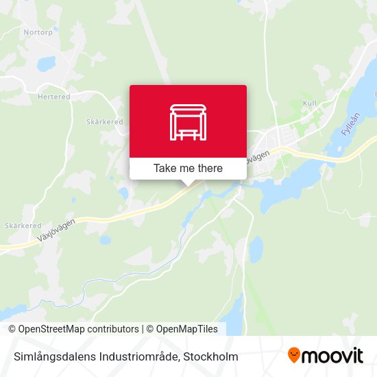 Simlångsdalens Industriområde map