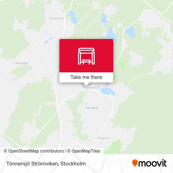 Tönnersjö Strömviken map