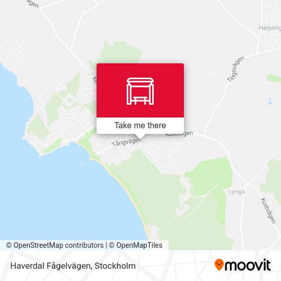 Haverdal Fågelvägen map