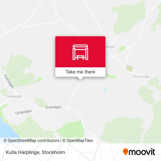Kulla Harplinge map