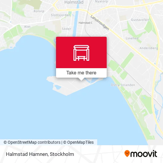 Halmstad Hamnen map