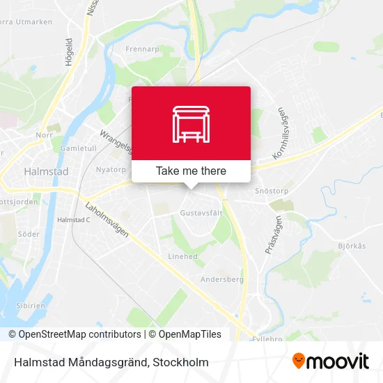 Halmstad Måndagsgränd map