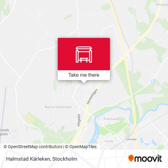 Halmstad Kärleken map