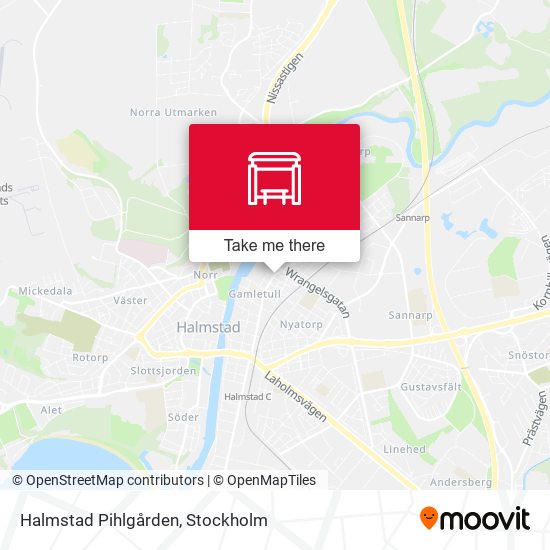 Halmstad Pihlgården map
