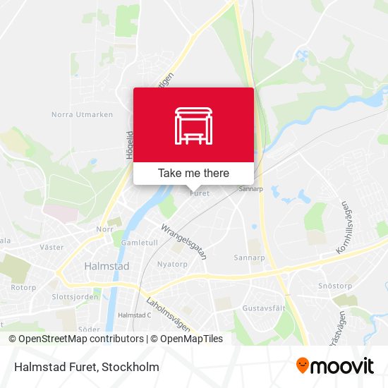 Halmstad Furet map
