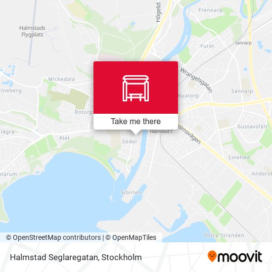 Halmstad Seglaregatan map
