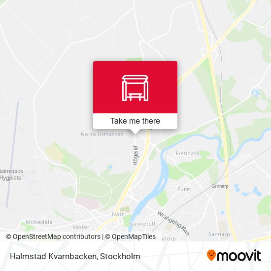 Halmstad Kvarnbacken map
