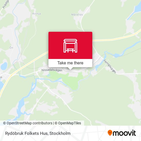 Rydöbruk Folkets Hus map